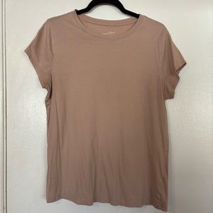 target universal thread muted pink tshirt